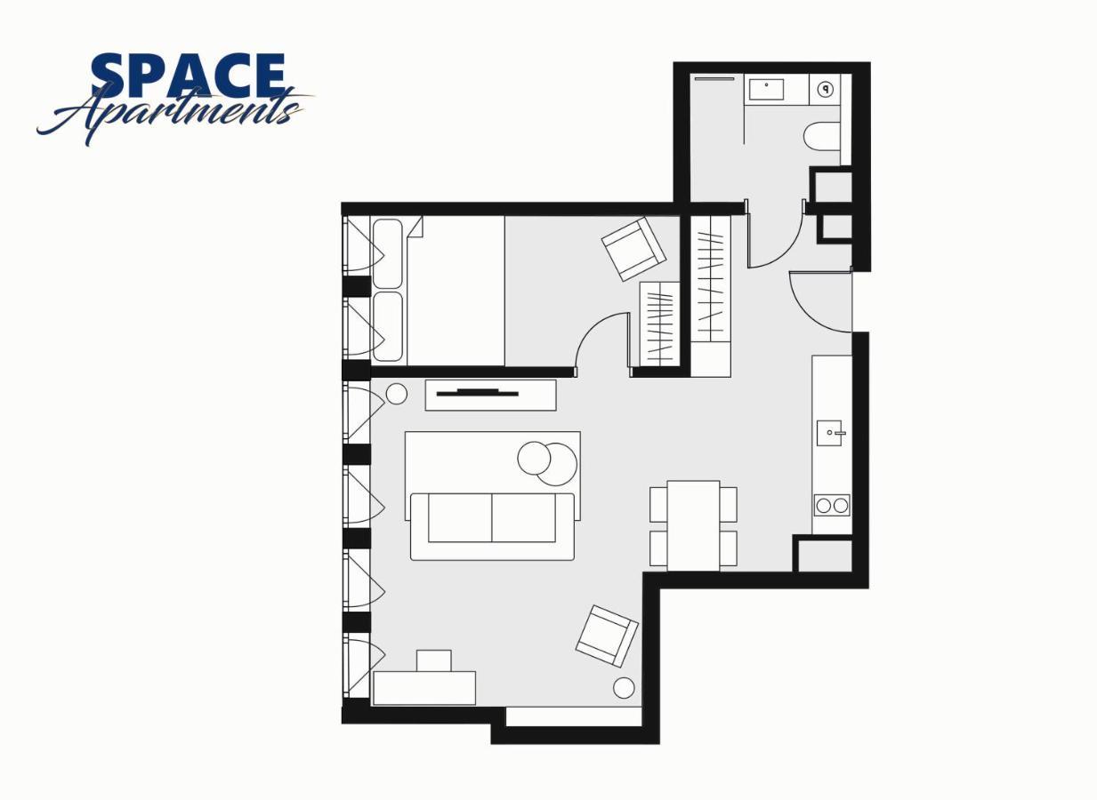 Space Apartments Estetino Exterior foto
